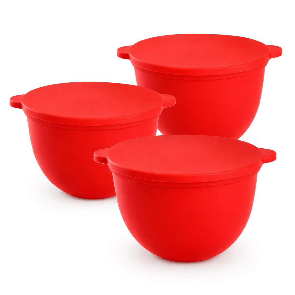 Kit de Revestimento em Silicone para Tigela de Batedeira - 3 Peças