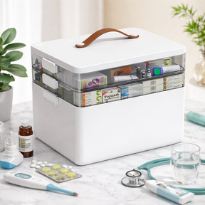 Organizador de Medicamentos 4 Níveis