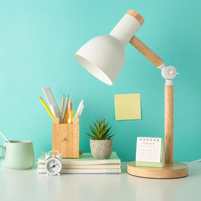 Luminária Arco Nórdico Articulado em Madeira